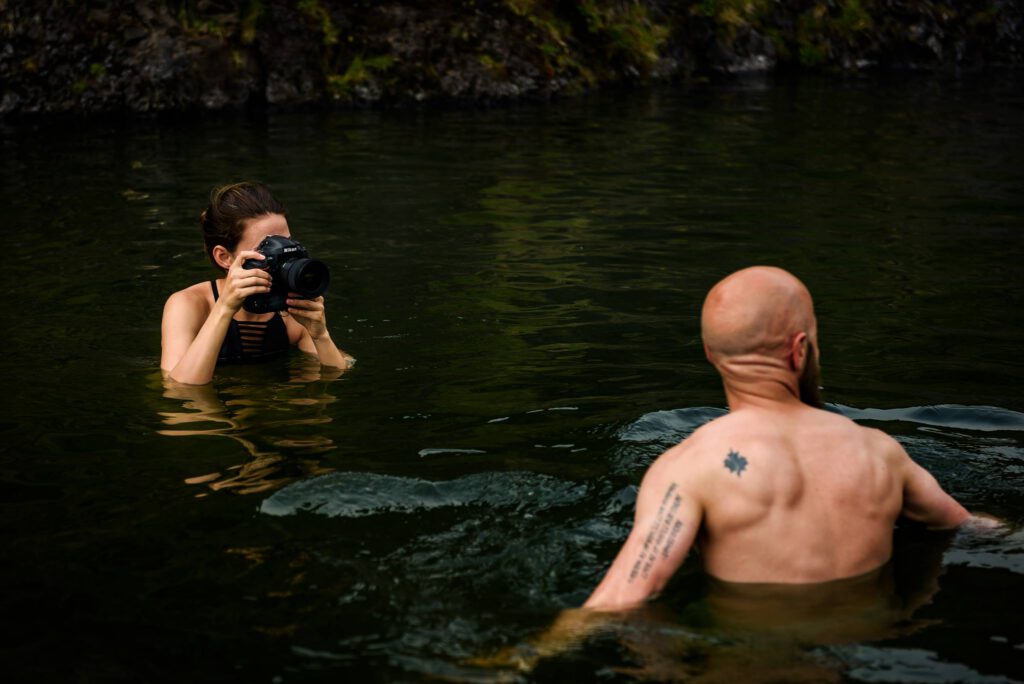 Portrait photography being taken on location by Applehead Studio